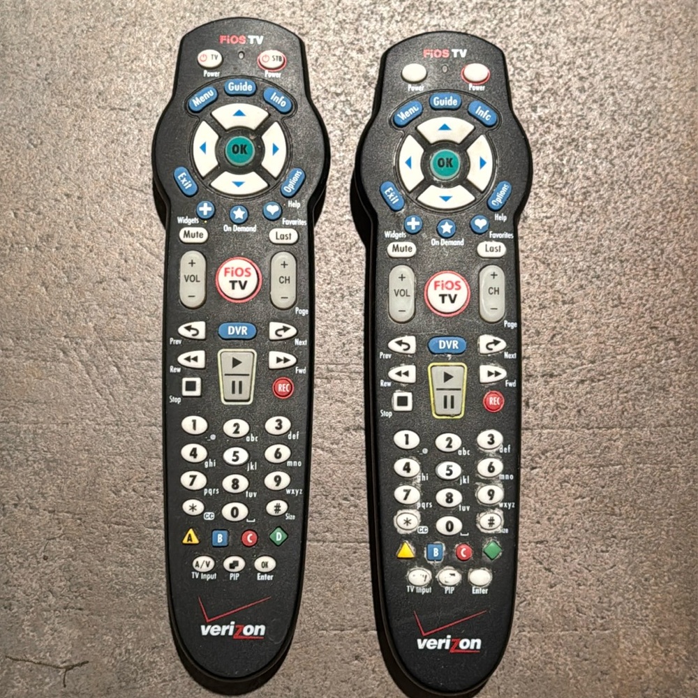 Replacement Remote Control Fit for Verizon FiOS TV 2- Device Remote Controls